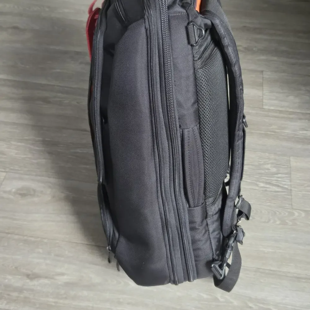 eBags TLS Professional Laptop Backpack Black Orange Travel Bag EB2146-16